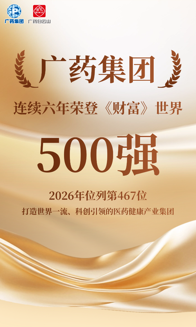 连续六年荣登《财富》世界500强！星群公司为广药集团建设世界一流药企注入新质动能